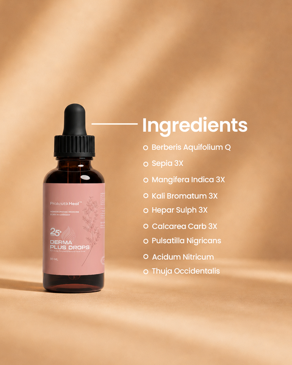 Derma Plus Drops - Homeopathic Solution for Acne & Pimples