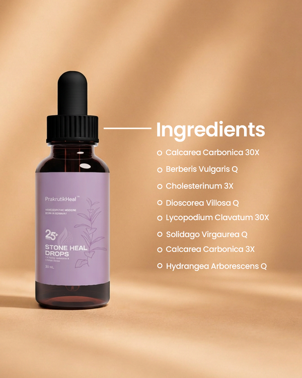 Stone Heal Drops - Homeopathic Solution for All Types of Stones